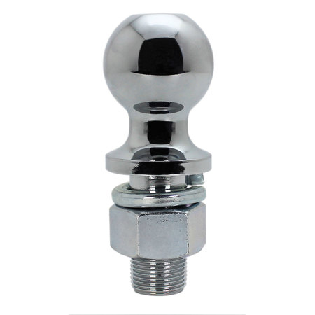 QUICK PRODUCTS Quick Products QP-HB3004S 1-7/8" Chrome Hitch Ball - 1" Diameter x 2-1/8" Long Shank - 2,000 lbs. QP-HB3004S